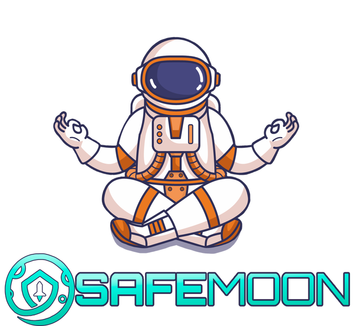 Safemoon Cryptocurrency Astronaut Token Kids Long Sleeve Shirt