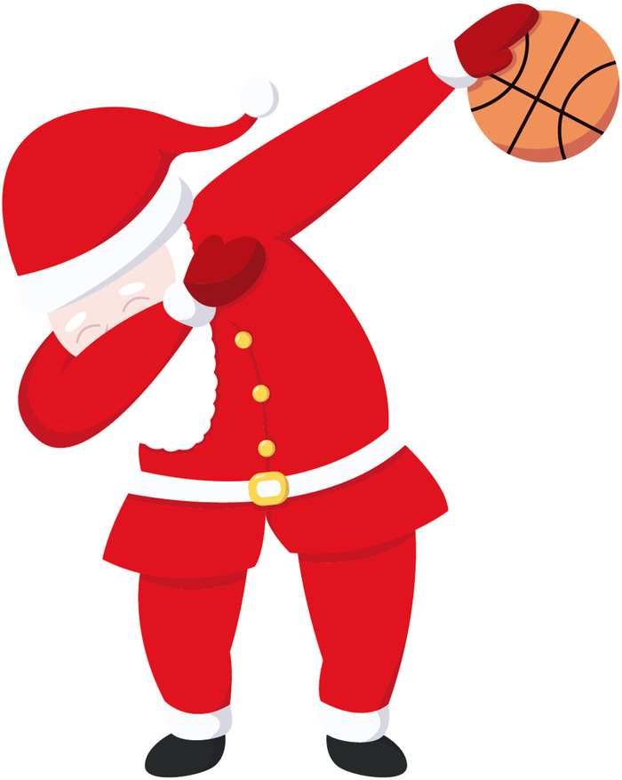 Basketball Dabbing Santa Daily Commute Backpack