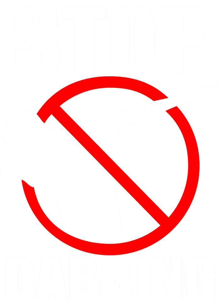 Stop Dabbing Do Not Dab Drawstring Bag