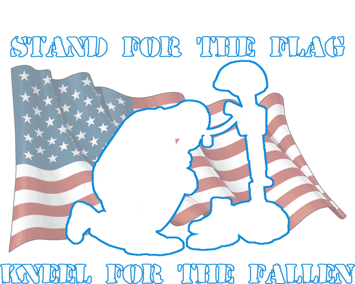 Kneel For The Fallen US Troops T-Shirt