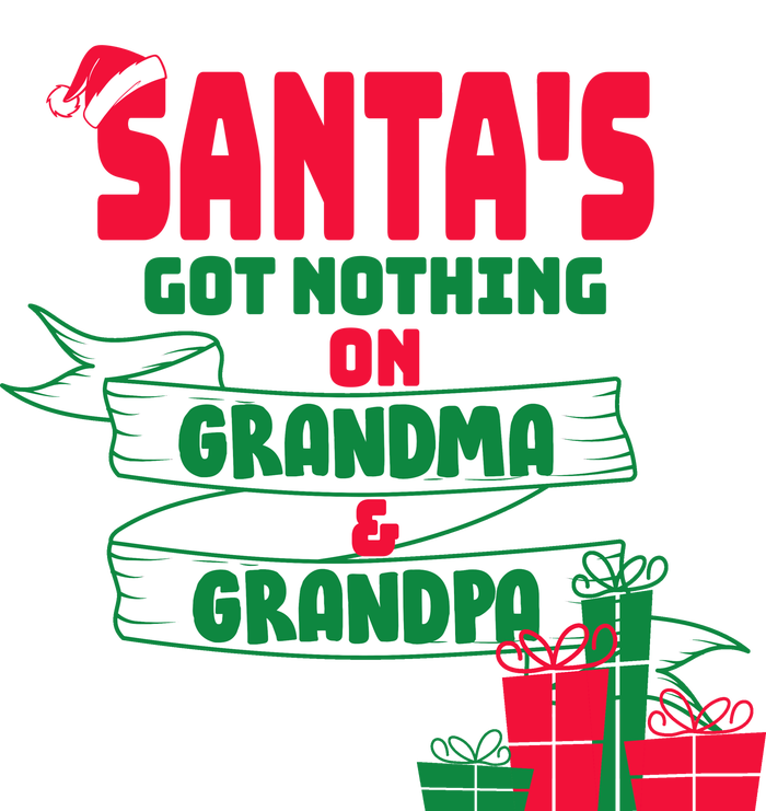 Santa's Got Nothing On Grandma And Grandpa Christmas Sustainable Bucket Hat