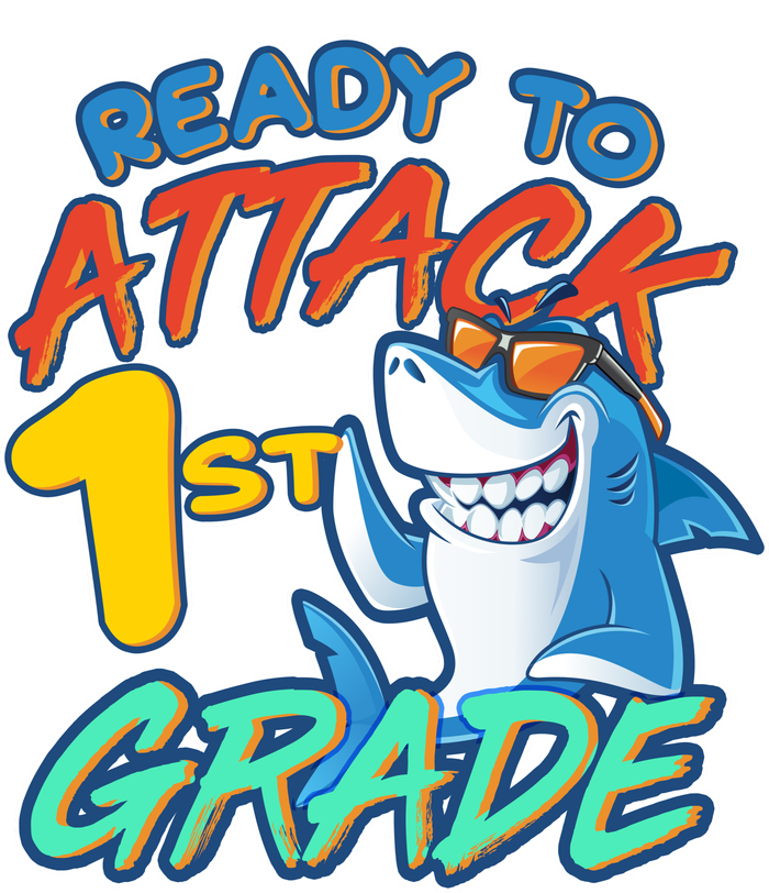 Ready To Attack 1st Grade Shark Legacy Cool Fit Booney Bucket Hat