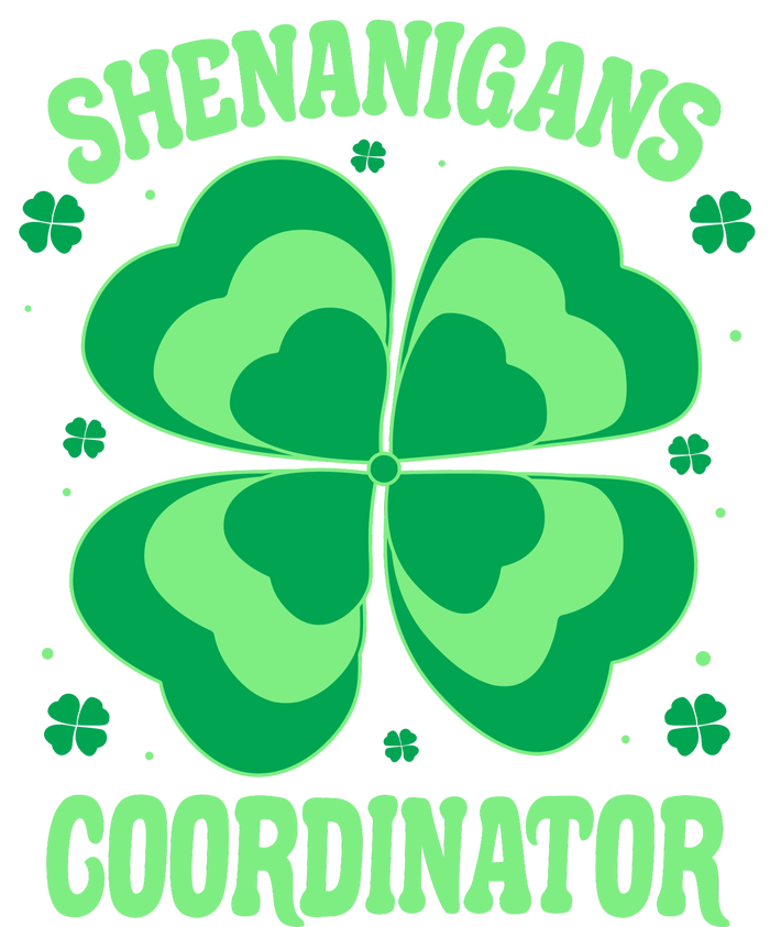 Shenanigan Coordinator Shamrock Clover Performance Sprint T-Shirt