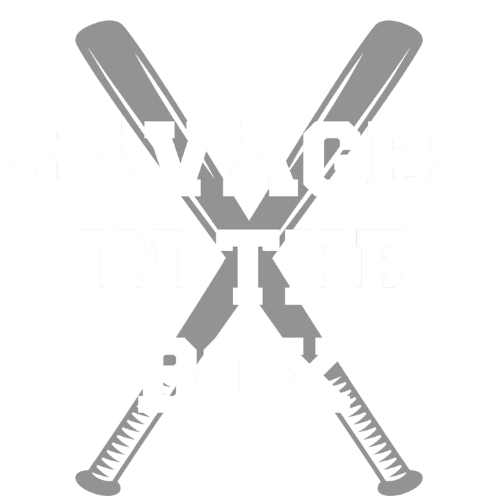 Savages In The Box Baseball Bats Women's Momentum V-Neck T-Shirt