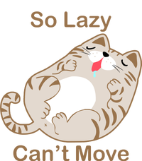 So Lazy Can't Move Funny Fat Cat Ladies Essential Flowy Tank