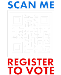 Scan Me QR Code Register To Vote Tank Top