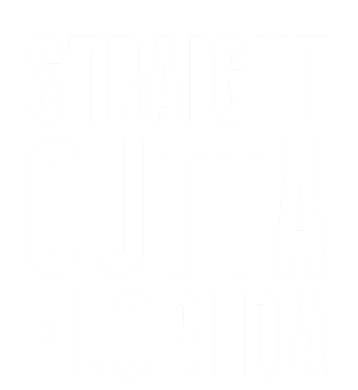 Straight Outta Florida Women's Knotted Racerback Tank