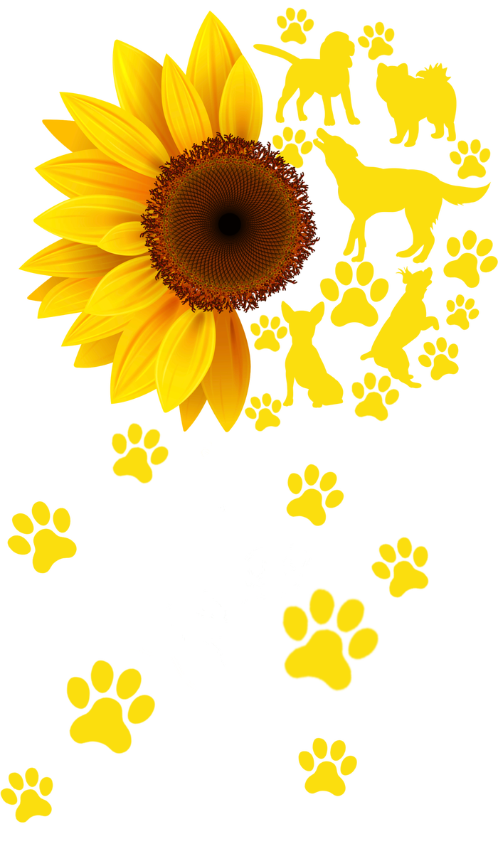 Cute You Are My Sunshine Sunflower Dogs PosiCharge RacerMesh Polo