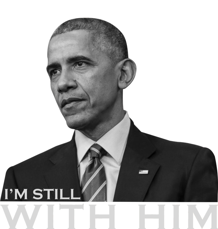 I'm Still With Him President Barack Obama Anti Trump Valucap Bio-Washed Visor