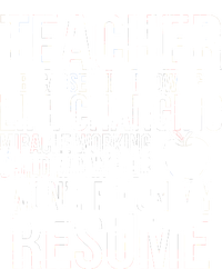 Teacher Because Life Changing Miracle Working Child Wrangler Resume Kids Hoodie