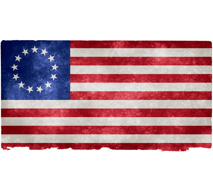 These Colors Don't Run Betsy Ross Flag Dry Zone Grid Polo