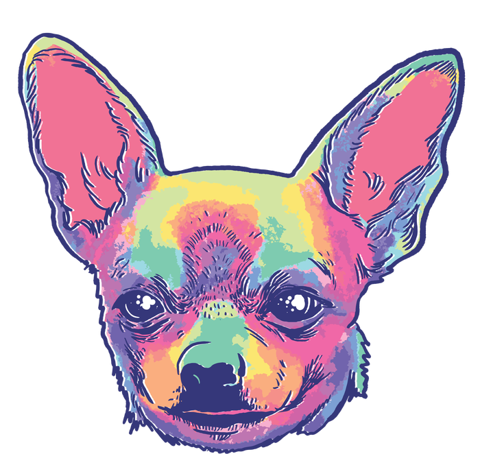 Tie Dye Chihuahua Kids Tie-Dye T-Shirt