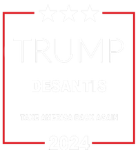 Trump Desantis Take America Back Again 2024 Baby Long Sleeve Bodysuit