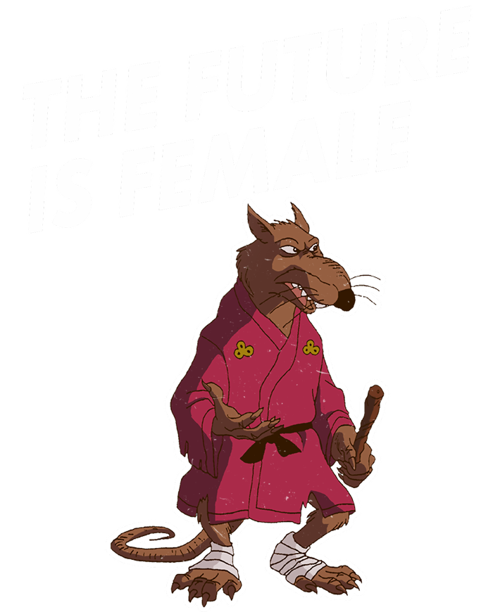 The Future Is Female Funny Splinter Meme Kids Sweatshirt