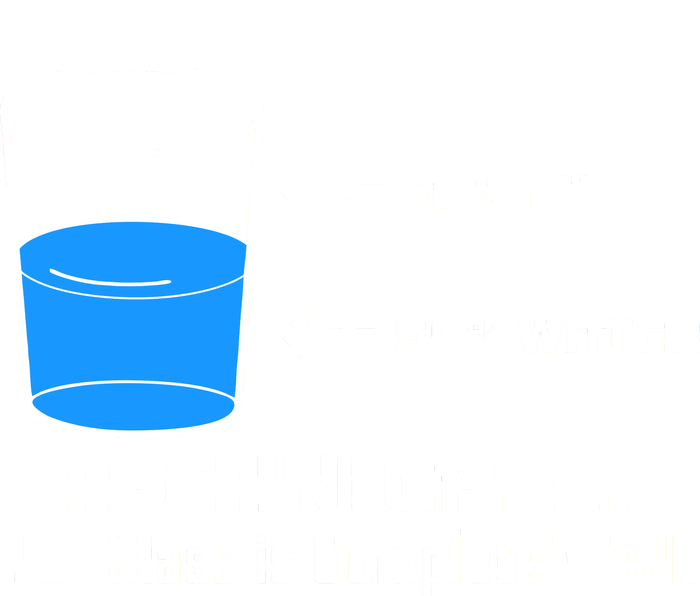 Technically The Glass is Completely Full Funny Science Tie-Dye T-Shirt