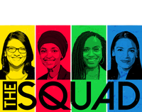 The Squad AOC Ilhan Omar Tlaib Pressley Baby Bodysuit