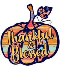 Thankful & Blessed Fashion Pumpkin Coaster