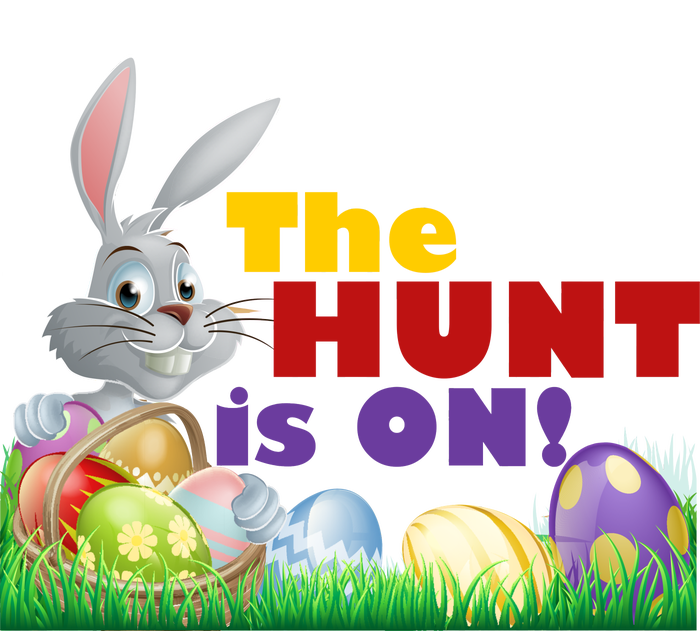 The Hunt is On! Easter Rabbit Egg Hunt Tall T-Shirt