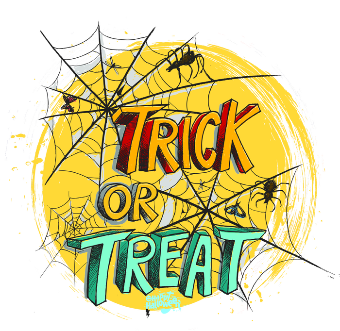 Trick or Treat Spider Web T-Shirt