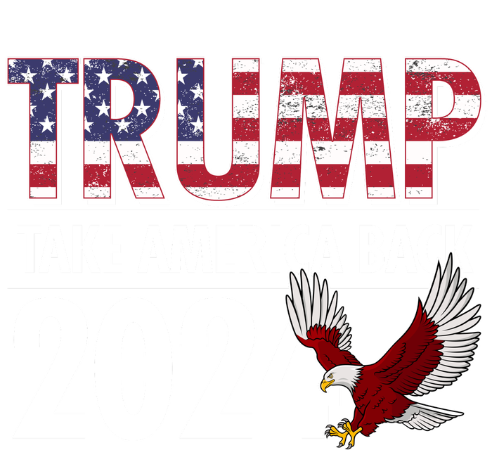 Trump Take America Back 2024 USA Flag Eagle T-Shirt