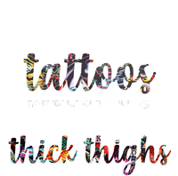 F-Bomb Mom With Tattoos and Thick Thighs Toddler Hoodie