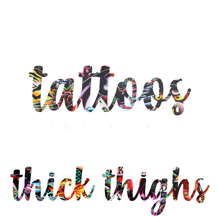 F-Bomb Mom With Tattoos and Thick Thighs Toddler Hoodie