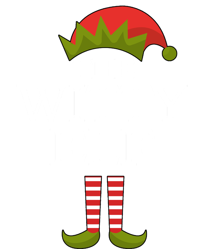 The Witty Elf Matching Christmas Dry Zone Grid Polo