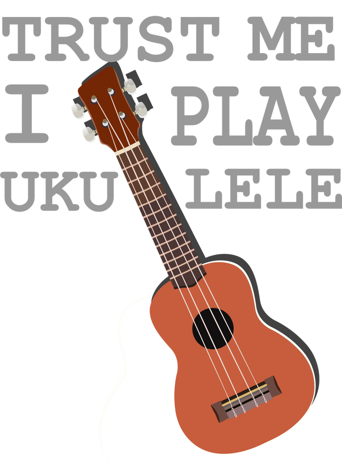 Trust Me I Play Ukulele Kids Hoodie