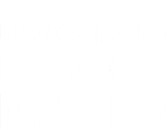 Unvaccinated Lives Matter Striped Beanie with Solid Band