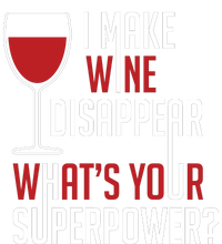 I Make Wine Disappear Funny Wine Lover Women's Racerback Tank