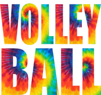 Volleyball Retro Tie Dye Coaster