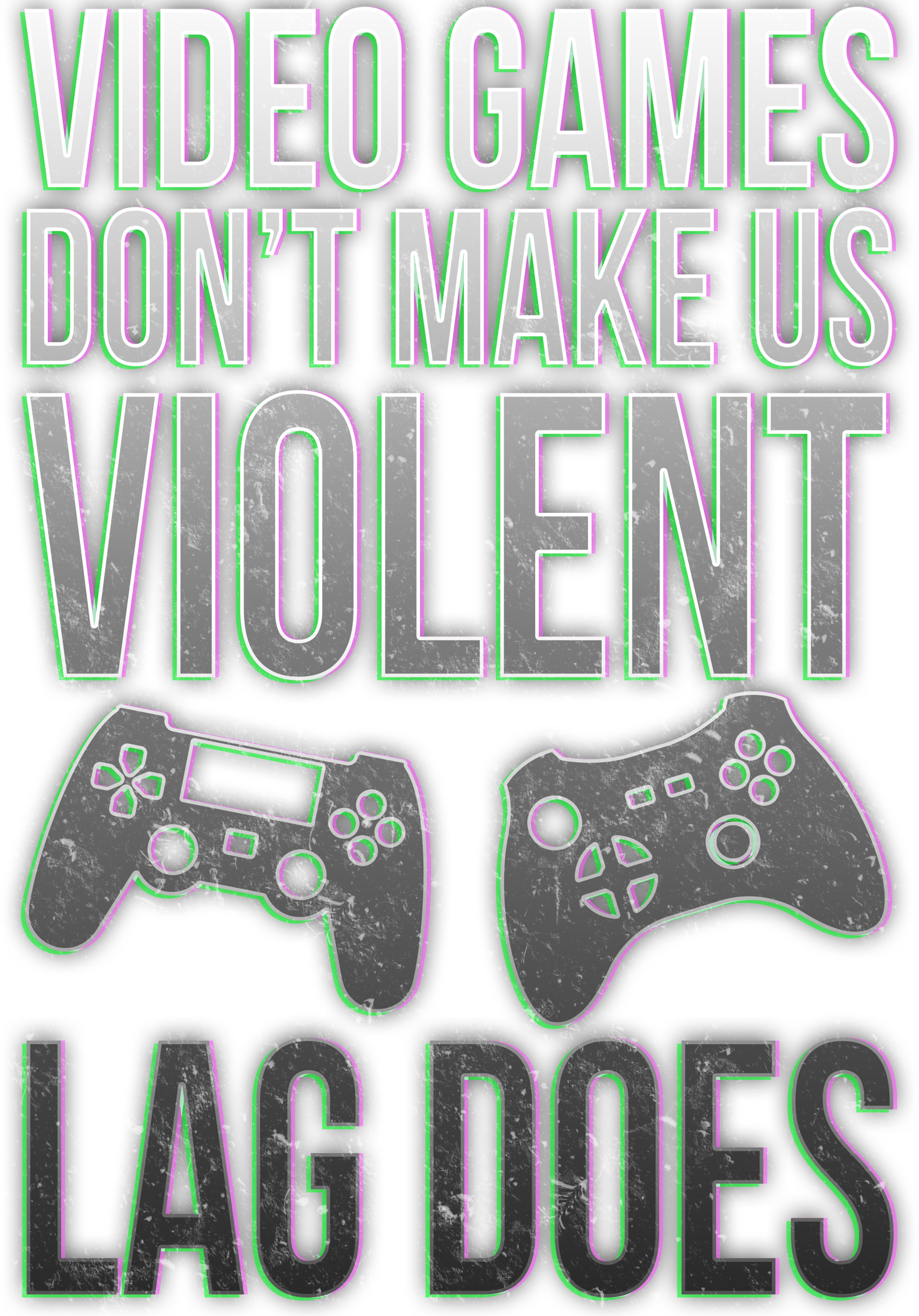 Video Games Doesn't Make Me Violent Lagging Does Gamer Tall Hoodie