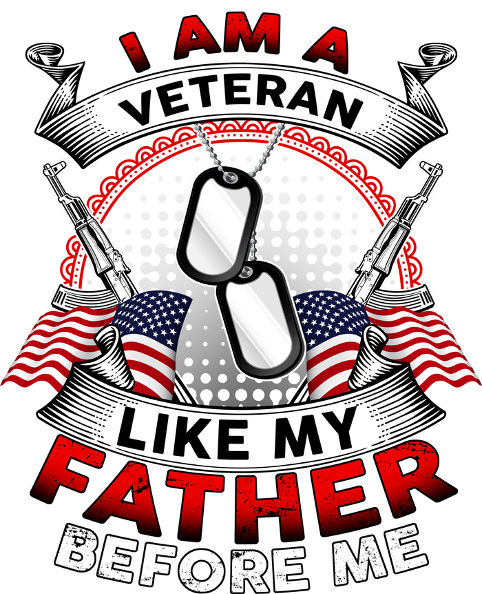 I Am A Veteran Like My Father Before Me Women's Pullover Hoodie