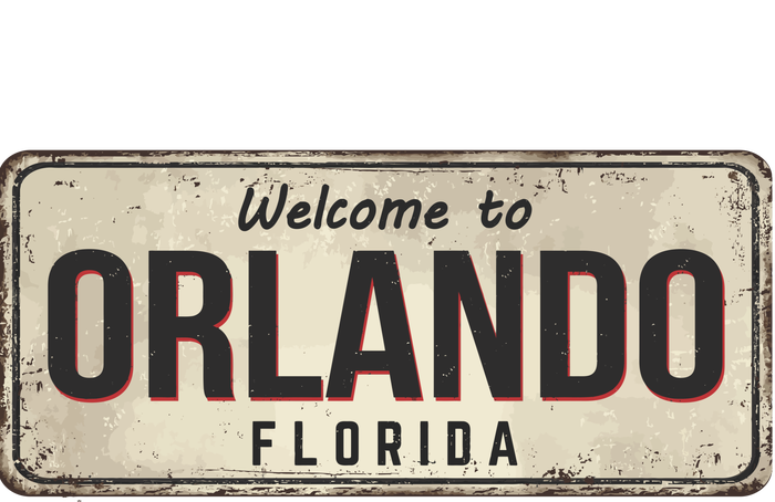 Vintage Orlando Metal Sign T-Shirt