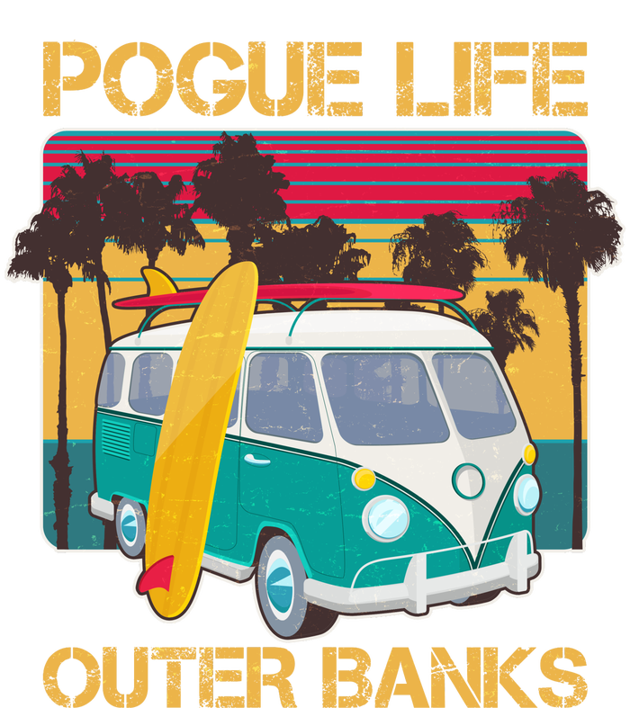 Vintage Pouge Life Outer Bank Beach T-Shirt