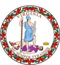 Virginia Sic Semper Tyrannis With Governor Northam Tall T-Shirt