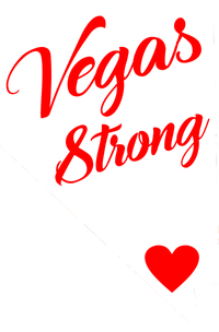 Vegas Strong Nevada Heart Script Kids Hoodie