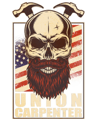 Vintage Union American Carpenter Bearded Skull T-Shirt