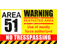 Restricted Area 51 No Trespassing Funny Women’s Perfect Tri Rocker Tank