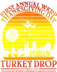 First Annual WKRP Thanksgiving Day Turkey Drop Retro Full-Length Apron With Pockets