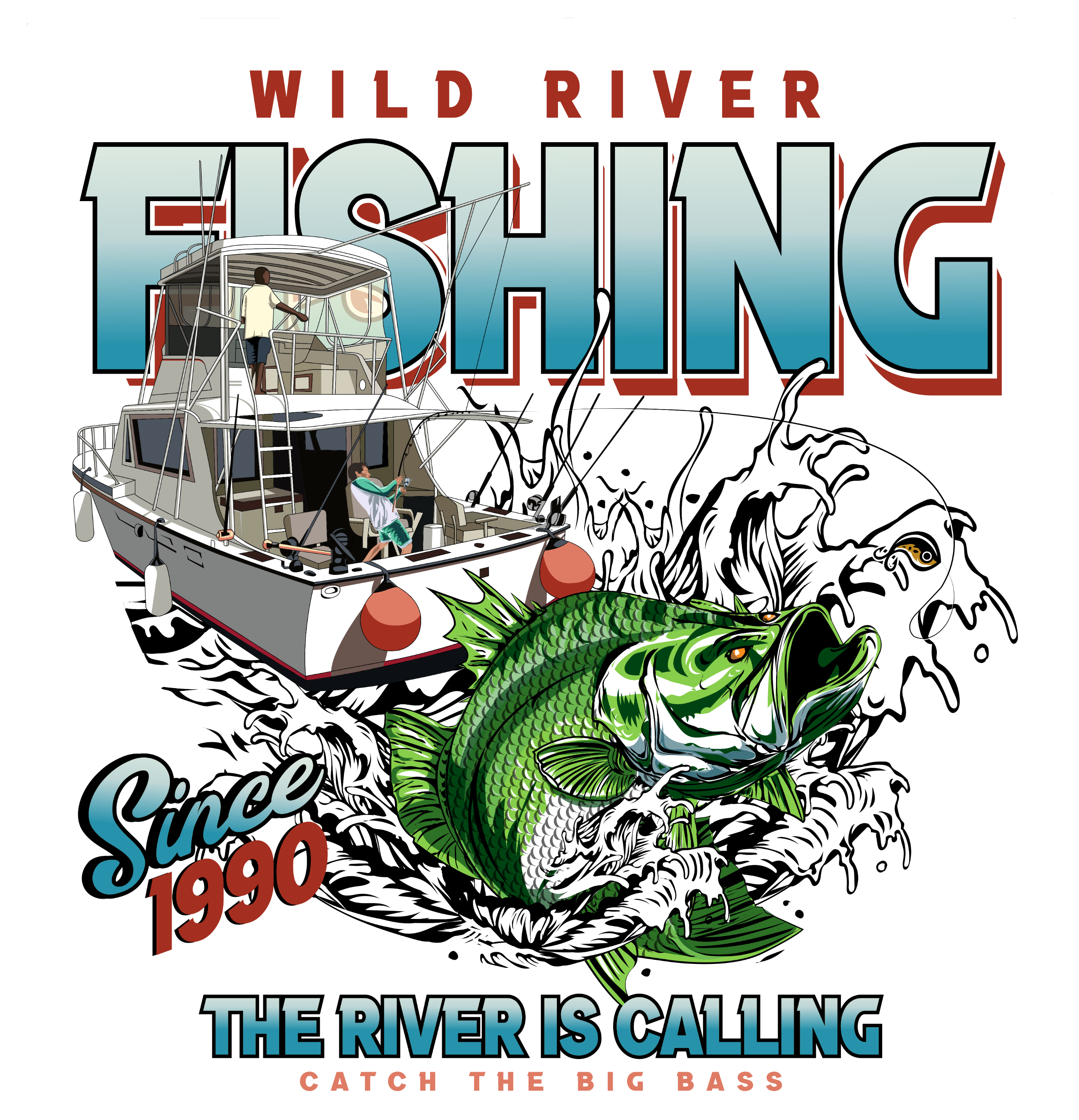 Wild River Fishing Bass Tank Top