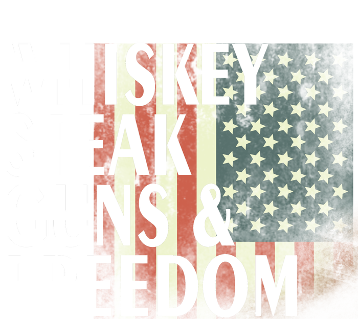 Whiskey Steak Guns And Freedom Cooling Performance Long Sleeve Crew