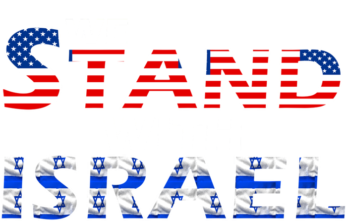 We Stand With Israel USA Canvas