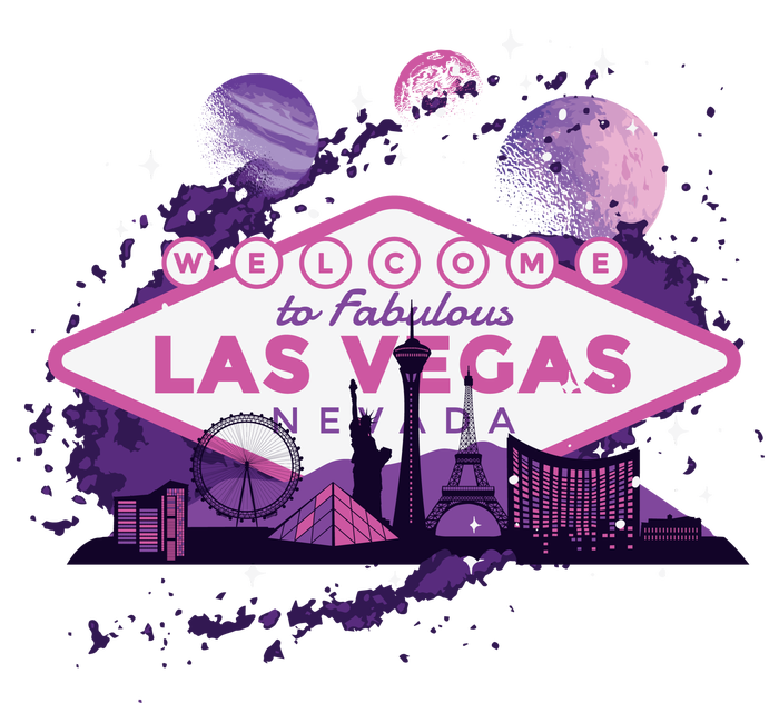 Welcome To Fabulous Las Vegas Tie-Dye T-Shirt