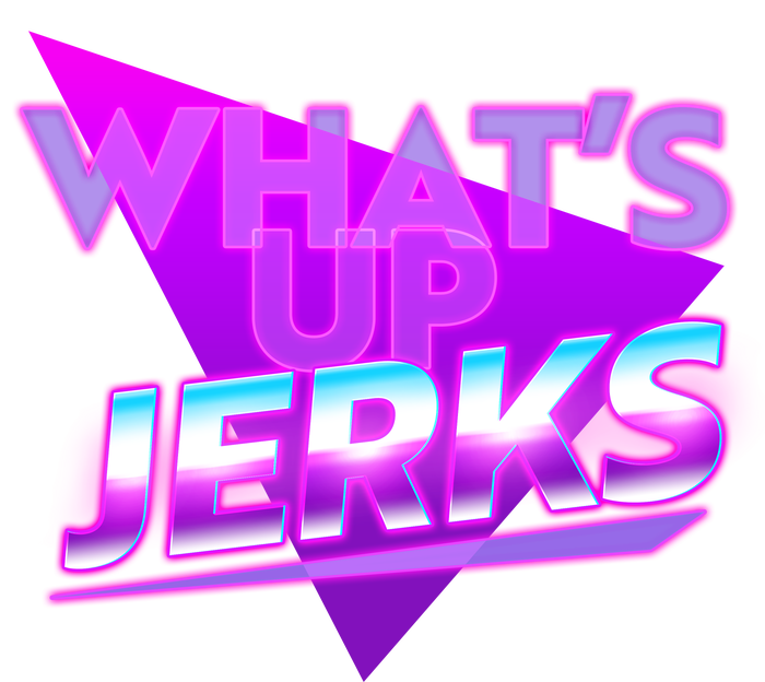 Retro 80's Eighties What's Up Jerks Women's Fleece Hoodie