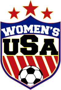 Womens Soccer USA Emblem Women's Perfect Tri Tunic Long Sleeve Shirt