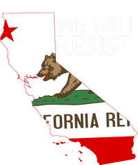 We Will Resist. California Flag Resistance Anti Trump Yupoong Adult 5-Panel Trucker Hat