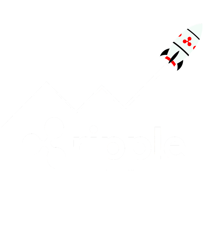 Ripple XRP To the Moon Crypto Rocket Chart Tie Dye Hoodie