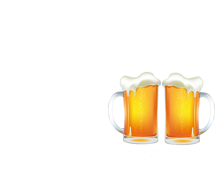 Retirement Plan Drinking Beer Ceramic Bell Ornament