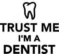 Trust Me I'm A Dentist Funny Garment-Dyed Fleece Hoodie